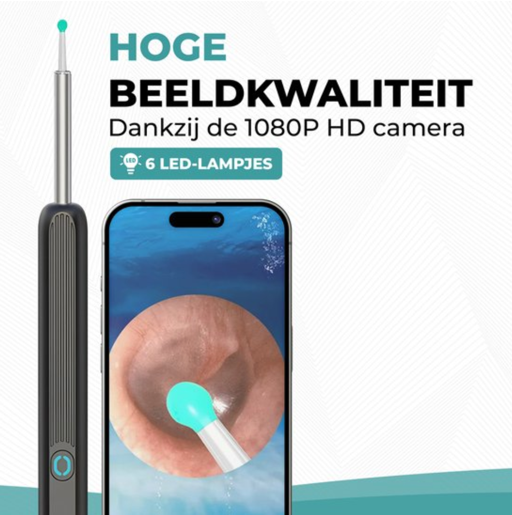 WIFI Oorsmeer Verwijderaar™ - Zeg vaarwel tegen vies oorsmeer en hello tegen gezonde oren! 👂🏼